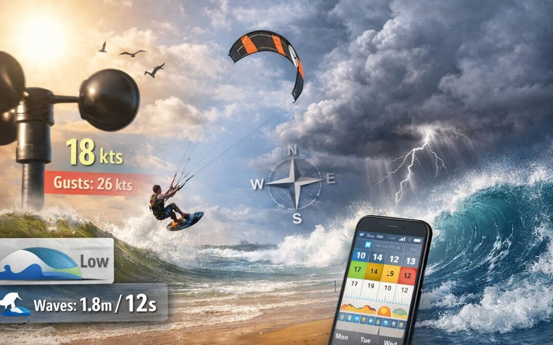 Explicación de la Guía de Previsión Meteorológica para Kitesurf